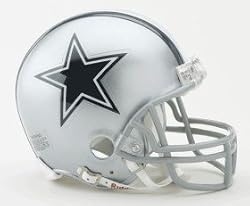 Dallas Cowboys Replica Mini Helmet w/ Z2B Face Mask - Football Sports Merchandise