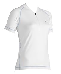 CW-X Women's LiteFit Running Short Sleeved Zip-T