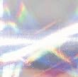 FOIL GIFT WRAP PAPER 7-1/2 INCHES WIDE HOLOGRAPHIC RAINBOW