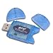Electronics : PowerUp USB 2.0 Multi Card Reader w/Thumbdrive (SD&MMC)