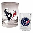 Houston Texans Rocks Glass and Shot Glass Set