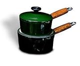 IMAGE OF World Cuisine Blue Enamel Cast-Iron Casserole, 3 Qts. [World Cuisine]