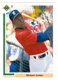 Michael Jordan 1991 Upper Deck Baseball Card #SP1 Chicago White Sox excellent condition unsigned card
