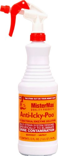 Childrens Toyshop  Pet Supplies : Anti Icky Poo Odor Remover Quart with Sprayer