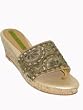 CYDNEY MANDEL Key West Wedge Sandal $398 in Earth