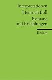 Heinrich B�ll, Romane und Erz�hlungen