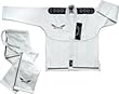Brazilain Jui-Jitsu Uniform - White with patches