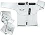 Brazilain Jui-Jitsu Uniform - White with patches