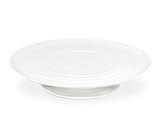 Sophie Conran by Portmeirion Footed 12-1/4-Inch-by-2-1/2-Inch Cake Plate, White
