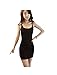 Bellylady Women's Cotton Solid Bodycon Strap Base Club Mini Dress
