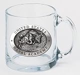 U.S. Naval Academy Midshipmen 13 oz. Clear Coffee Mug
