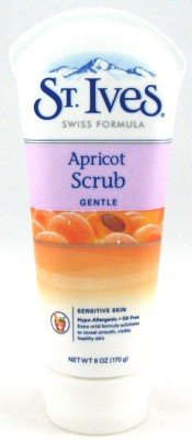  St. Ives Apricot Scrub Gentle Sensitive Skin 6oz (Case of 6) 