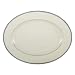 Lenox Tuxedo Platinum Ivory China 13-Inch Oval Platter