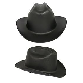Outlaw Cowboy Hardhat Black w/ Ratchet Suspension