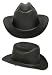 Outlaw Cowboy Hardhat Black w/ Ratchet Suspension Image