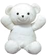 14" Personalizable White Bear Stuffed Animal