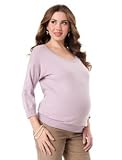 Motherhood Maternity: 3/4 Sleeve Dolman Sleeve Maternity Sweater