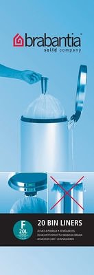 Childrens Toyshop   : Brabantia, 20ltr Bin Liners Slimline (20 bags per roll)