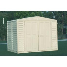 Outdoor Duramate Pvc Storage Shed With Foundation 7'10