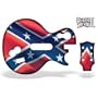Guitar Hero 3 Faceplate Skin for Xbox 360 / PS3 - Rebel Flag