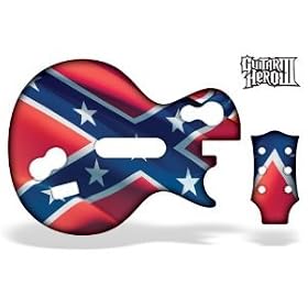 Guitar Hero 3 Faceplate Skin for Xbox 360 / PS3 - Rebel Flag
