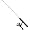 Frabill FIN-S Ice Fishing 30-Inch Medium Multi Purpose Walleye Rod and Reel Combination