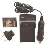 Nextop-Samsung SLB-1137D Brand New 1500mAh COMPATIBLE Battery + Compatible Wall & Car Charger (FREE European Adaptor) for Samsung i80, i85, i100, L74 Wide, NV11, NV24HD, NV30, NV40, NV100HD, NV103, NV106 HD