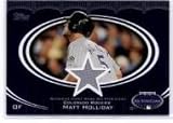 2008 Topps Update All-Star Stitches #MH Matt Holliday - Colorado Rockies (Piece of Authentic All Star Jersey) (Baseball Cards)