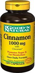 Good 'N Natural, Cinnamon 1000 mg with Chromium Picolinate, 120 Capsules