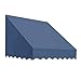 Awntech 10-Feet San Francisco Window/Entry Awning, 44-Inch Height by 24-Inch Diameter, Dusty Blue