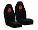 Set of 2 Universal Fit High Back Front Bucket Seat Cover With Embroider Logo - Red Dr...
