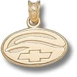 Chevy Malibu Logo 3/8" Charm/Pendant -14K/10K, Stainless Steel or Gold Plated
