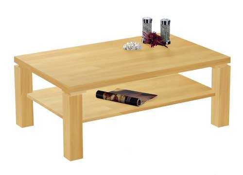 Couchtisch Buche, Länge/Breite/Höhe ca. 110/70/44 cm