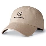 Mercedes Benz Khaki Twill Baseball Cap, Genuine MB Product