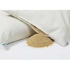 Bio Babykissen/Kinderkissen Gr. 30x45cm mit Hirseschalen (kbA) / Inlettstoff aus 100% Baumwolle (kbA)