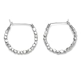 Satya Jewelry Small Silver Satya Bead Hoop Ear