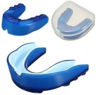 Blue Gum Shield Teeth Protector Mouthguard Piece For Basketball Boxing Taekwondo by Hong95store
