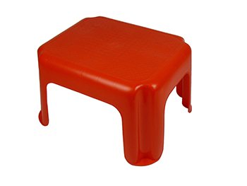 Jr Step Stool Red 12.25X10.25X7 -- Case of 8