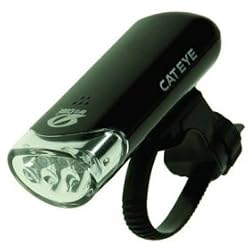 Cat Eye EL135 Headlight White LED Light White Body BE SAFE - BE SEEN!