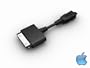 Callpod Direct Connect Adapter for iPhone, iPod, and iPad-Data Cable - Retail Packaging - Black
