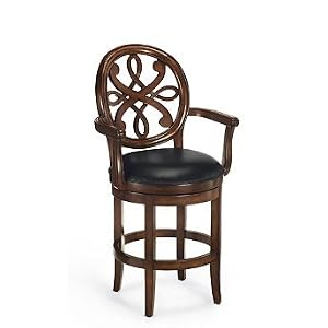 Kristina Counter Height Bar Stool (24"H seat, 33"H arms) - Frontgate