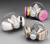 3M 5000 Series Disposable Half-Facepiece Respirators; Organic Vapor/Acid Gas; Large