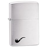 ZIPPO ZI200PL Pipe Brush Finish Chrome