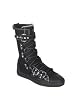 Demonia DEVIANT-207, Men's Canvas Criss-Cross Strap Calf Sneaker Boot