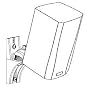 Boston Acoustics UMB1 (Each) White Wall or Ceiling bracket for Micro Series or Avidea Speakers