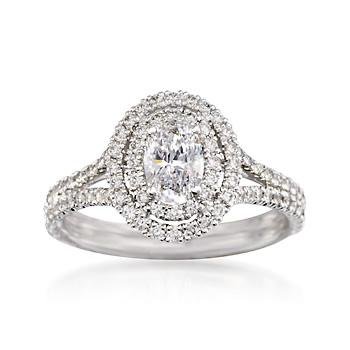 .54ct Certified Diamond Ring, .62ct t.w. Diamonds In Gold. Size 6