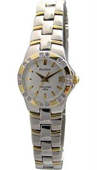 Armitron Ladies Watch 75/3427SVTT Quartz Movement Mineral Crystal Stainless Steel Case New