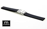 CITIZEN Watch:18mm MODENA ITALIAN RUBBER BASKET WEAVE DEPLOYANT BAND