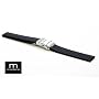 18mm MODENA ITALIAN RUBBER BASKET WEAVE DEPLOYANT BAND