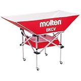 molten（モルテン）平型軽量ボールカゴ背低（赤）BKCVLR